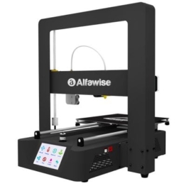 "Alfawise X6A Metal Quickly 3D DIY Printer 220 x 220 x 220mm - EU Plug Black"