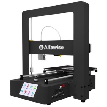 "Alfawise X6A Metal Quickly 3D DIY Printer 220 x 220 x 220mm - EU Plug Black"