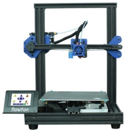 "Flowfon P20 Fast Assembly 3D Printer with 3.5 inch Screen - EU Plug Ash Gray"