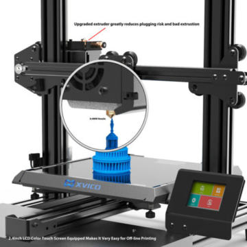Xvico X3 PRO 3D Drucker DIY PLA  220x220x250mm kit  Präzision Druckgröße Hohe 